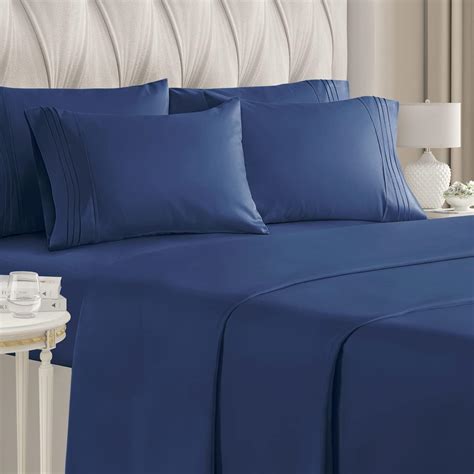 navy blue sheets|navy blue queen size sheets.